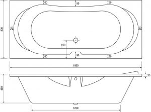 Nile Built In Bathtub River Range Dimensions