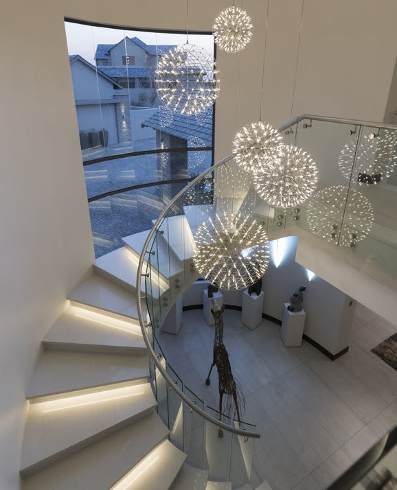 Spiral Cladded Staircase Cladded