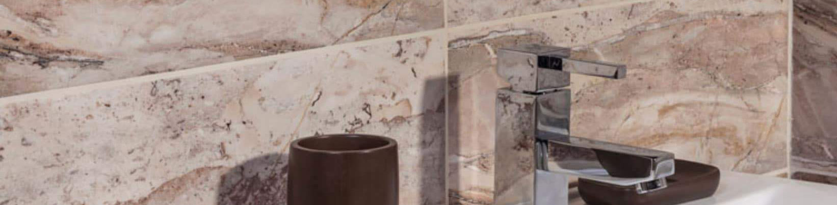 Travertine bathroom tiles