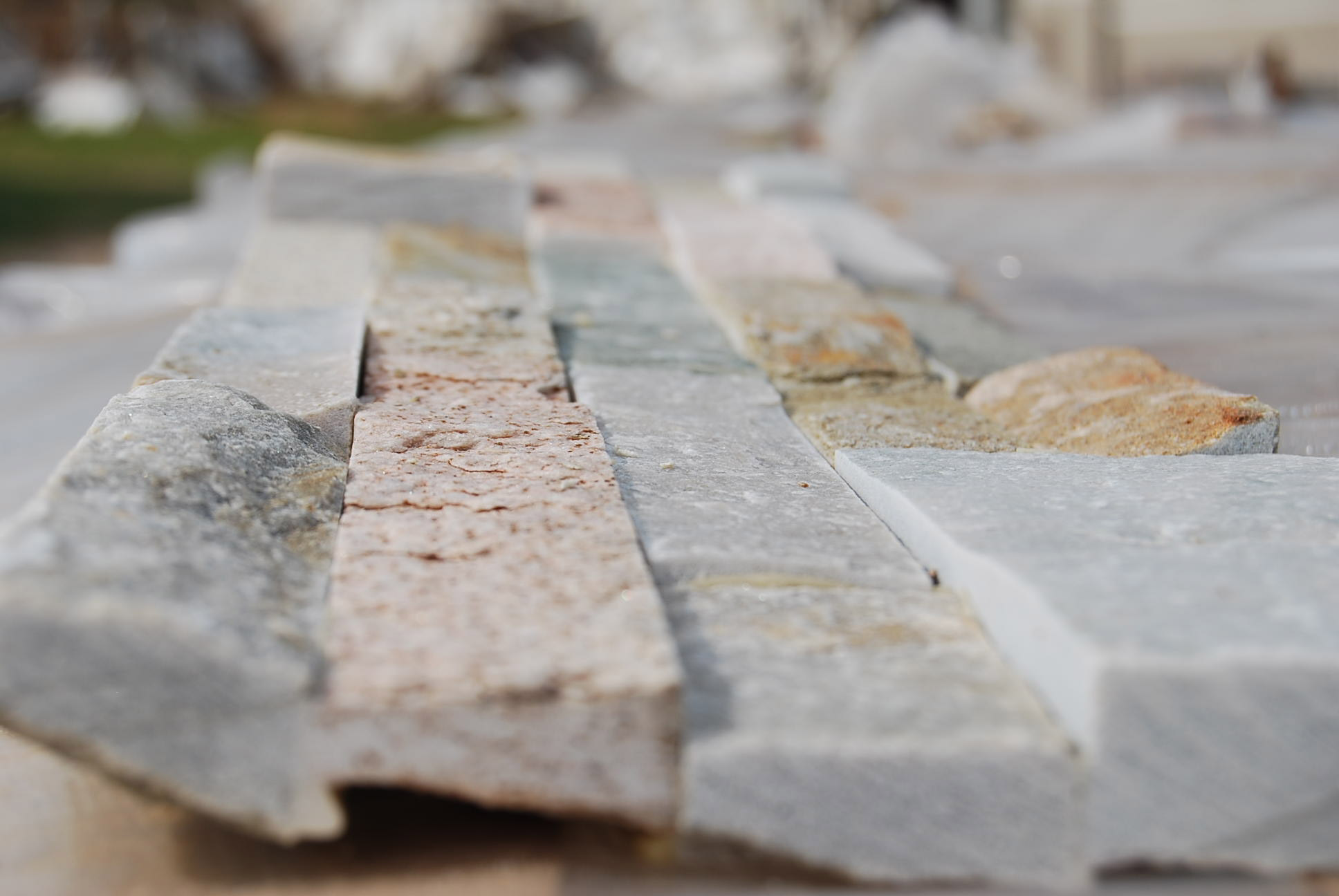 Hand-selected natural stone cladding detail by Stone Library, Randburg